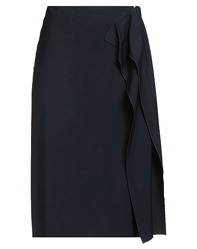SEVENTY VENEZIA Midi skirt Navy blue 96% Virgin Wool, 4% Elastane
