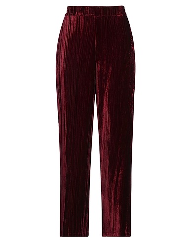 LOU LOU BELLE VILLE PARIS Casual pants Burgundy 100% Polyester