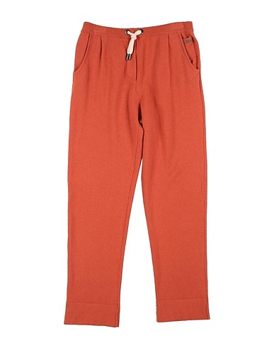 BRUNELLO CUCINELLI Pantalone Ruggine 60% Lana Vergine, 30% Cachemire, 10% Seta, Ottone