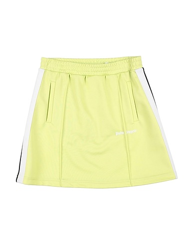 PALM ANGELS Skirt Light green 63% Polyester, 37% Cotton