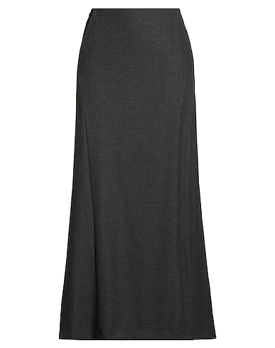 ALBERTA FERRETTI Jupe longue Gris anthracite 96% Laine vierge, 4% Élasthanne