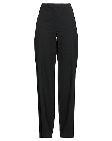 MARELLA Casual trouser Black 53% Polyester, 43% Virgin Wool, 4% Elastane