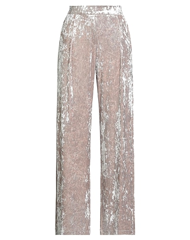 MARELLA Casual trouser MONOCHROME Taupe 95% Polyester, 5% Elastane