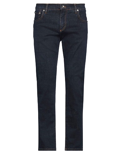 DOLCE&GABBANA Denim trousers 98% Cotton, 2% Elastane, Cow leather