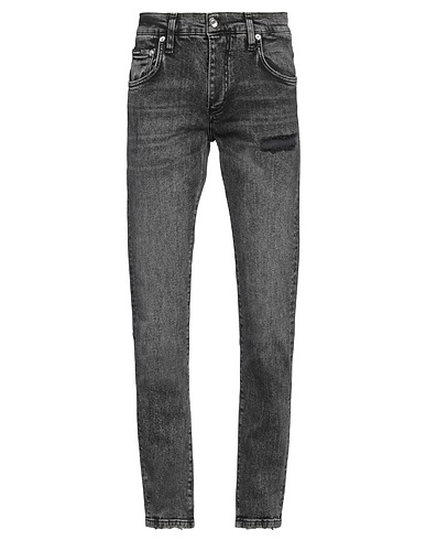 DOLCE&GABBANA Denim trousers Black 98% Cotton, 2% Elastane