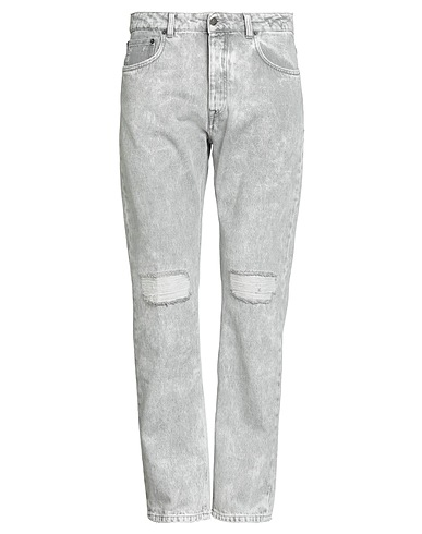 BE ABLE Denim trousers Grey 100% Cotton