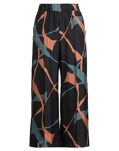 ALYSI Casual trouser CHOCOLAT 100% Silk