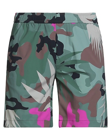 PMDS PREMIUM MOOD DENIM SUPERIOR Shorts & Bermudas Dunkelgrün 71% Polyamid, 29% Elastan