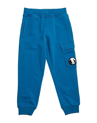 C.P. COMPANY UNDERSIXTEEN Casual trouser Deep teal 100% Cotton, Elastane