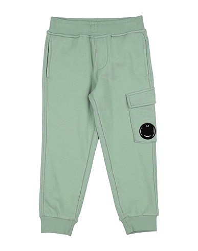 C.P. COMPANY UNDERSIXTEEN Casual trouser Sage green 100% Cotton, Elastane