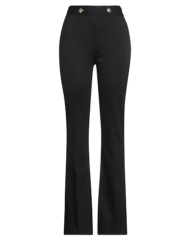 GAëLLE Paris Casual trouser Black 65% Viscose, 30% Polyamide, 5% Elastane