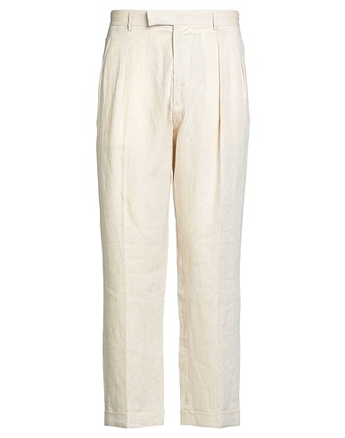 CRUNA Casual pants Beige 100% Linen