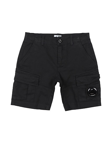 C.P. COMPANY UNDERSIXTEEN Shorts & Bermuda Black 97% Cotton, 3% Elastane