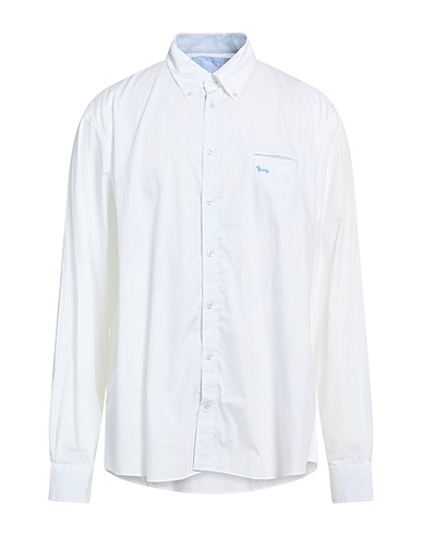 HARMONT & BLAINE Solid colour shirt White 100% Cotton