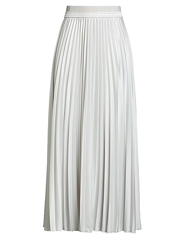 MARELLA Langer Rock MONOCHROME Hellgrau 100% Polyester