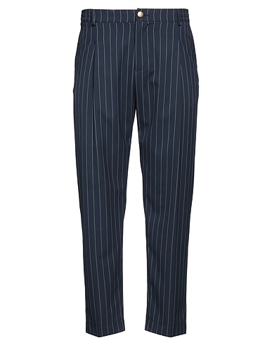 STILOSOPHY Casual trouser Midnight blue 62% Polyester, 35% Viscose, 3% Elastane