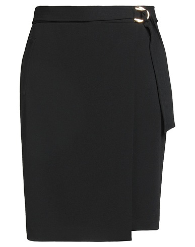 CALVIN KLEIN Midi skirt Black 94% Polyester, 6% Elastane