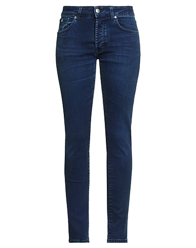 JOHN RICHMOND Denim pants Blue 98% Cotton, 2% Elastane