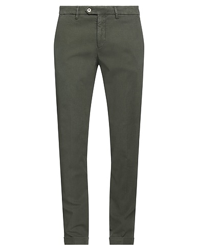 MICHAEL COAL Casual trouser Military green 46% Cotton, 46% Modal, 8% Polyethylene