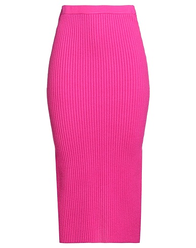 ACTITUDE by TWINSET Midi skirt Fuchsia 50% Viscose, 28% Polyester, 22% Polyamide