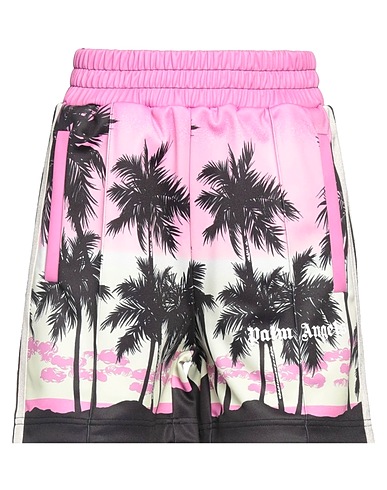 PALM ANGELS Shorts & Bermuda Pink 100% Polyester