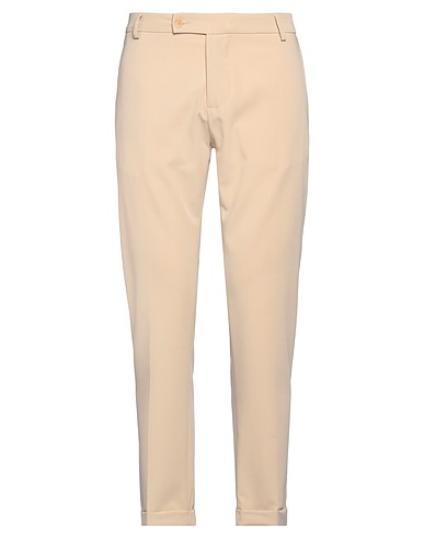 STILOSOPHY Casual trouser Beige 77% Polyester, 18% Rayon, 5% Elastane