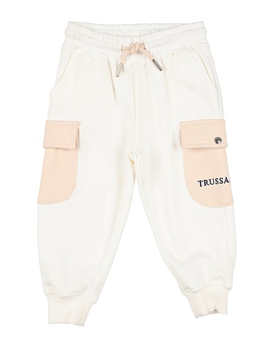 TRUSSARDI JUNIOR Casual trouser Off white 100% Cotton