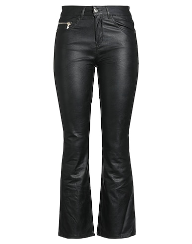 KAOS JEANS Pantalone Nero 50% Poliuretano, 50% Viscosa