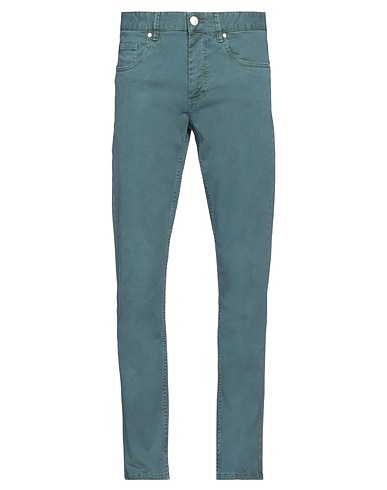AT.P.CO Casual pants VERDE PETROLIO 97% Cotton, 3% Elastane