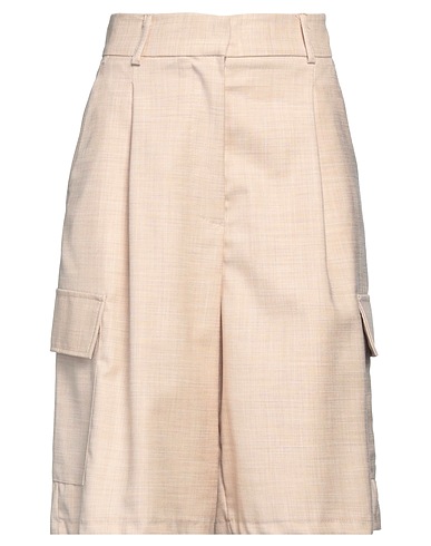VICOLO Shorts & Bermuda Sand 82% Polyester, 17% Viscose, 1% Elastane
