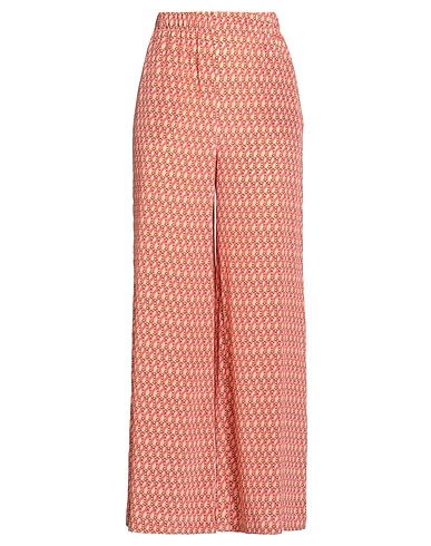 MIKI THUMB Casual pants Pink 100% Silk