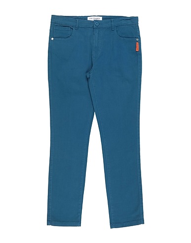 TRUSSARDI JUNIOR Casual trouser Deep teal 98% Cotton, 2% Elastane
