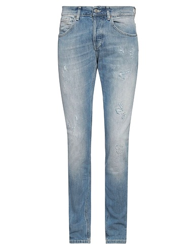 DONDUP Denim trousers Blue 89% Cotton, 11% Elastomultiester