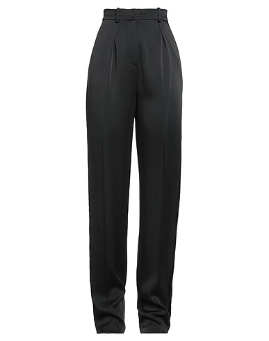 ELISABETTA FRANCHI Pantalone Nero 66% Acetato, 34% Viscosa