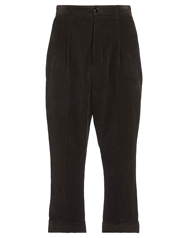 AMI ALEXANDRE MATTIUSSI Casual pants Dark green 100% Cotton