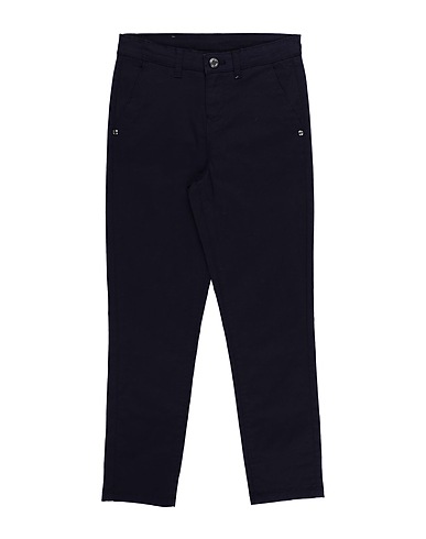 TRUSSARDI JUNIOR Casual trouser Navy blue 98% Cotton, 2% Elastane