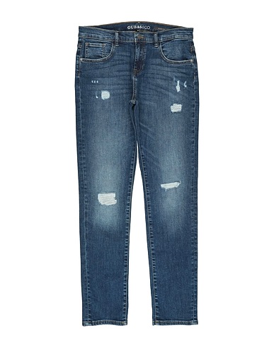 GUESS Denim pants Blue 92% Cotton, 7% Elastomultiester, 1% Elastane