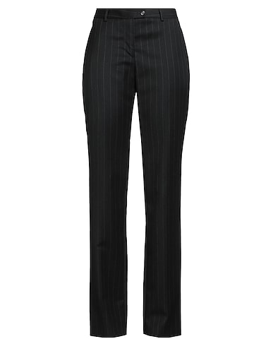 57 T Casual trouser Black 100% Virgin Wool