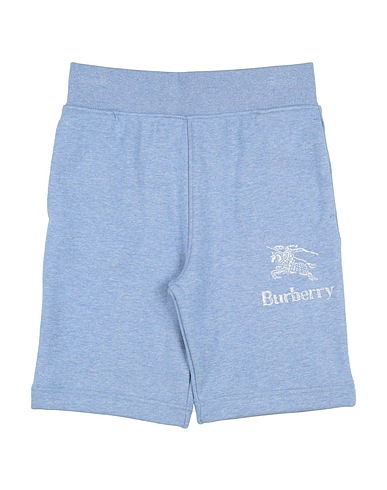 BURBERRY Shorts & Bermuda Light blue 100% Cotton, Elastane