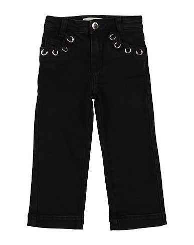 MICHAEL KORS KIDS Denim trousers Black 99% Cotton, 1% Elastane, Polyester