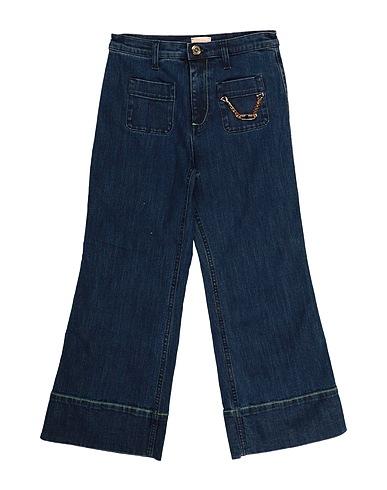 ELISABETTA FRANCHI Denim pants LA MIA BAMBINA Blue 99% Cotton, 1% Elastane