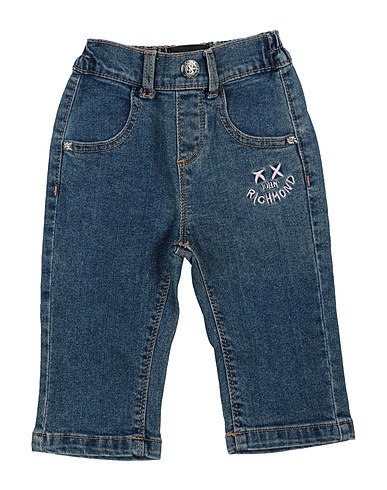 JOHN RICHMOND Denim trousers Blue 99% Cotton, 1% Elastane