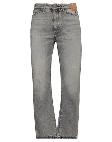 PALM ANGELS Denim trousers Charcoal 100% Cotton