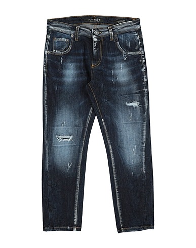 PATRIÒT Denim pants Blue 98% Cotton, 2% Elastane