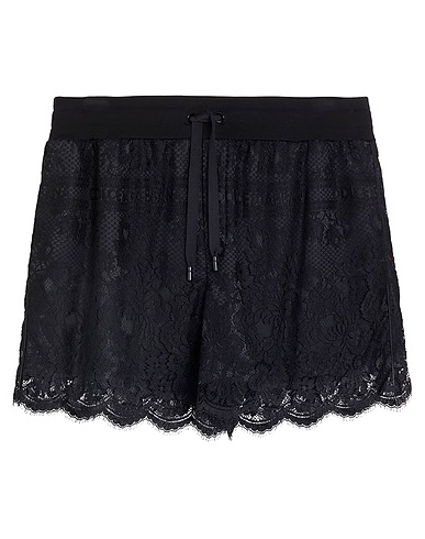 DOLCE&GABBANA Shorts & Bermuda Black 75% Viscose, 25% Polyamide, Cotton, Elastane