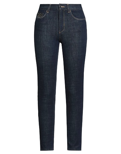 LIU •JO Denim trousers Blue 73% Cotton, 24% Polyester, 3% Elastane