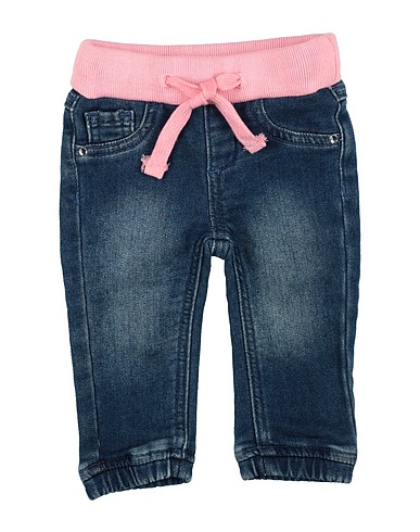 GUESS Casual pants Blue 89% Cotton, 11% Elastomultiester