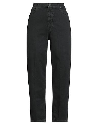 DONDUP Denim pants Lead 66% Cotton, 32% Lyocell, 2% Elastane