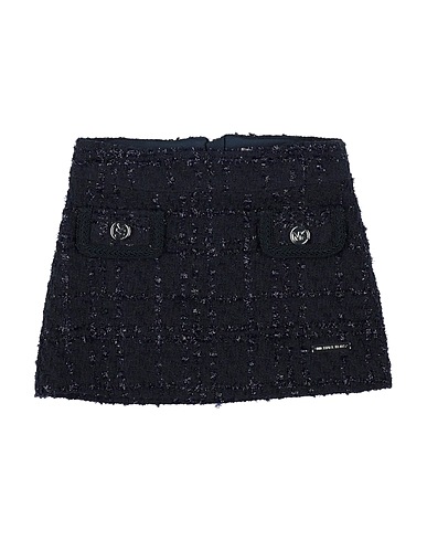 MICHAEL KORS KIDS Skirt Navy 70% Polyester, 16% Synthetic fibers, 5% Viscose, 5% Cotton, 4% Wool