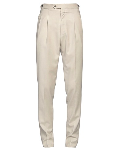 PT Torino Casual pants Beige 71% Virgin Wool, 17% Silk, 11% Linen, 1% Elastane